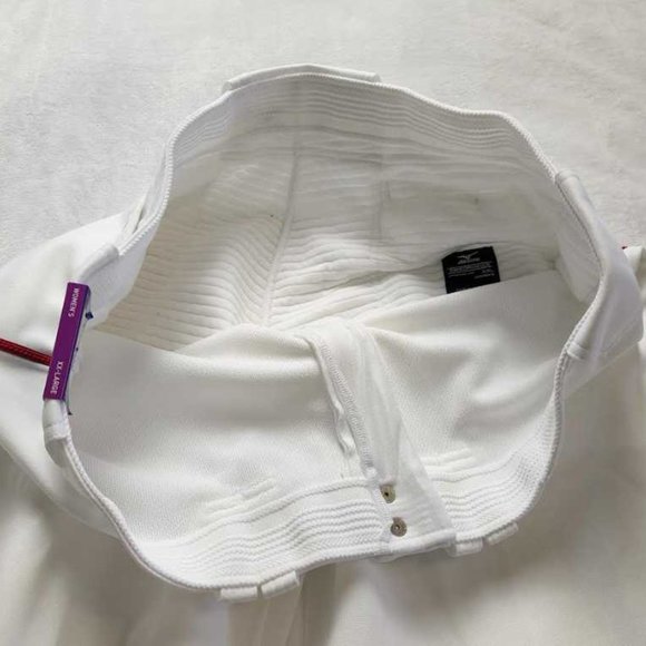 New women's XXL Mizuno Select belted piped fastpitch softball pant in white - Picture 6 of 8